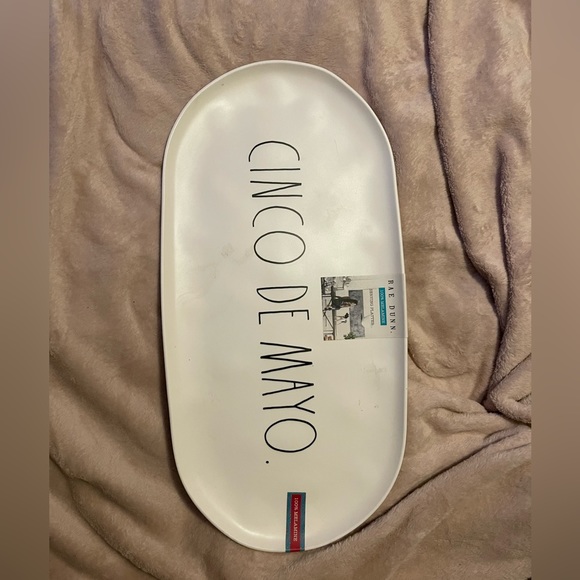 CINCO DE MAYO Rae Dunn serving tray🤍 - Picture 1 of 2